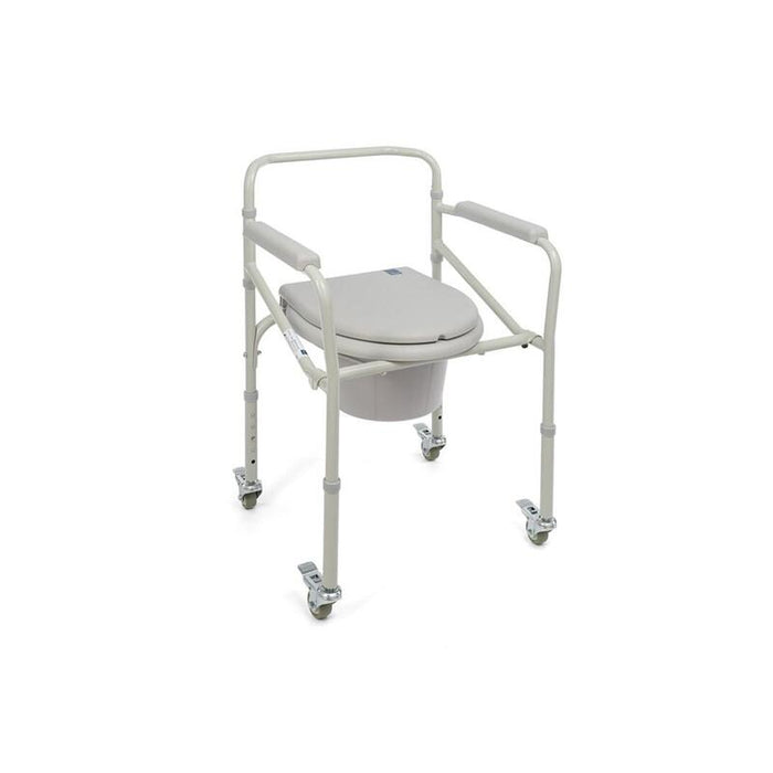 Timago Tgr-R Kt 023c Silla Inodoro Con Ruedas Inodoro Portátil Plegable Para Personas Mayores