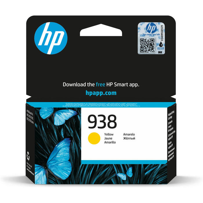 Tinta  Hp 4s6x7pe / Hp 938 Amarillo