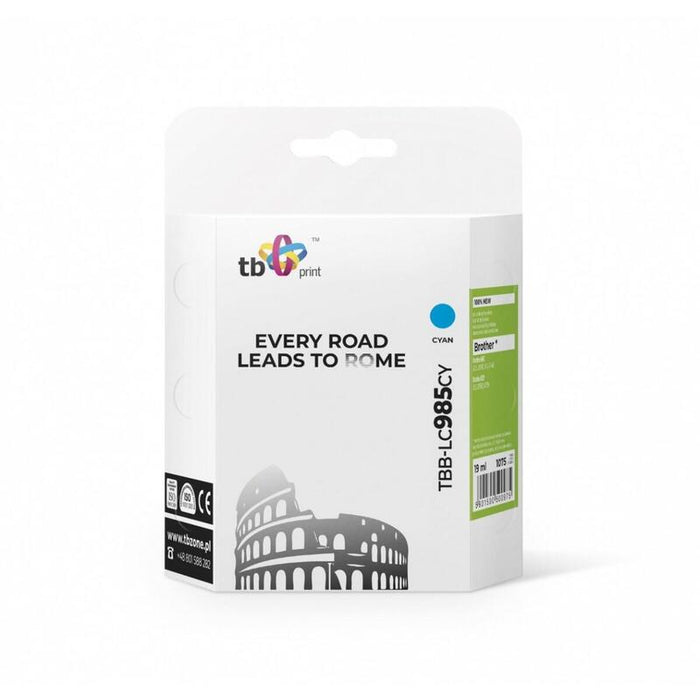 Tinta Para Brother Lc 985 Tbb-Lc985cy Cy