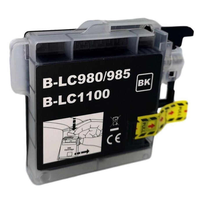 Tinta Para Brother Lc980b / Lc985b / Lc1100b Negro 24 Ml Bulk