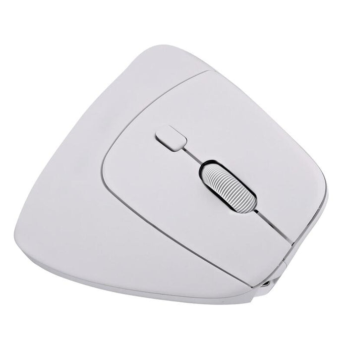 Tnb Ergo - Ultra-Lightweight Vertical Ergonomic Wireless Mouse Bluetooth + Usb-A 2.4 Ghz - White