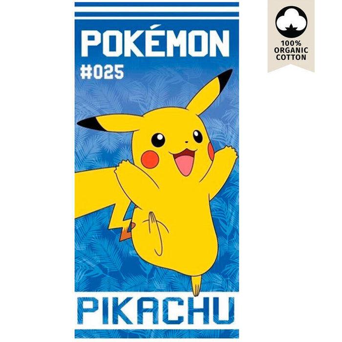 Toalla Pikachu Pokemon Algodon