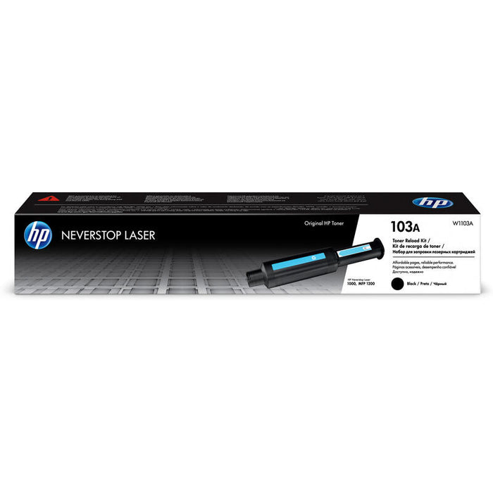 Tóner Hp 103a Negro, H103a = W1103a, 2500 Páginas