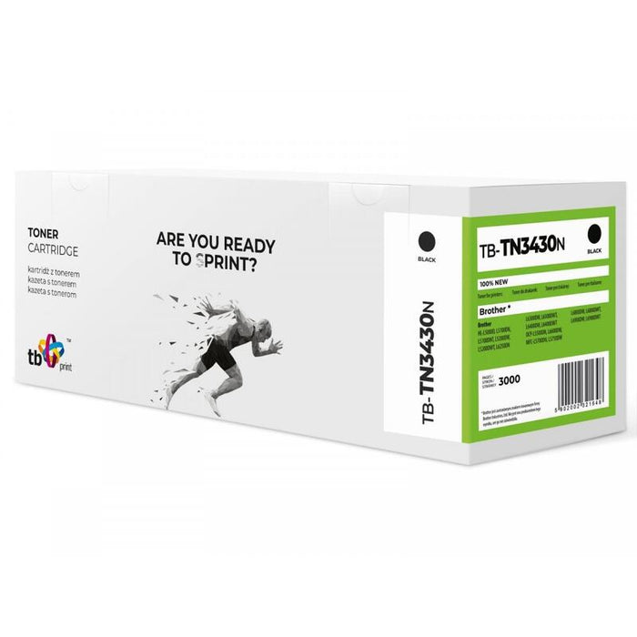 Toner Para Brother Hl-L6300dw Tb-Tn3430n Bk 100 Nuevo