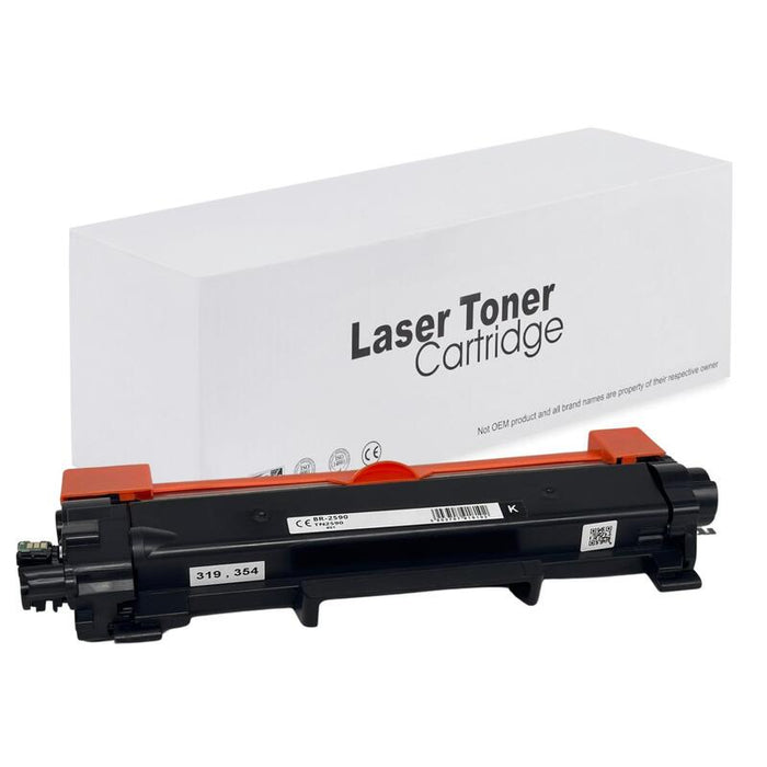 Tóner Para Brother Tn2590 Negro 1200 Páginas Neutral Box