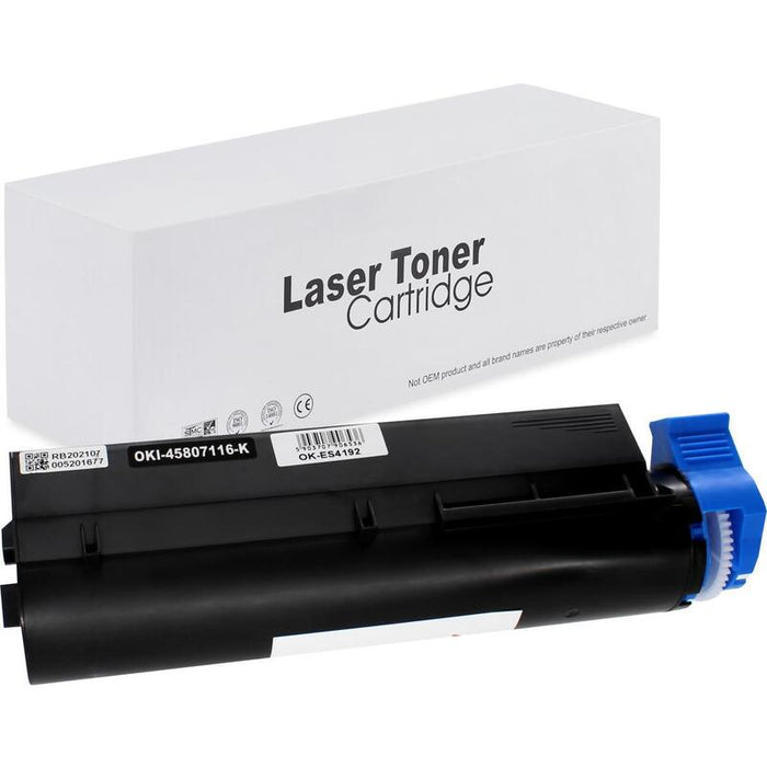 Tóner Para Oki 45807116 Negro 12000 Páginas Neutral Box