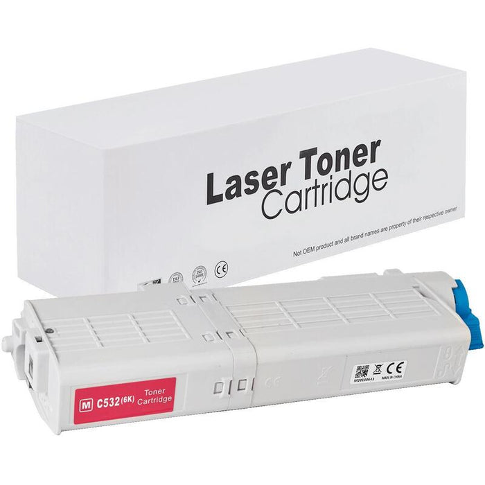 Tóner Para Oki 46490606 Magenta 6000 Páginas Neutral Box