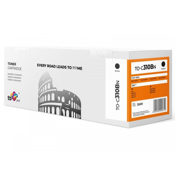 Toner Para Oki C 310     To-C310bn Bk 100% New
