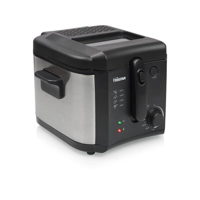 Tristar Fr-6878 Deep Fryer, 2.5 L, 1600 W, Black Stainless Steel