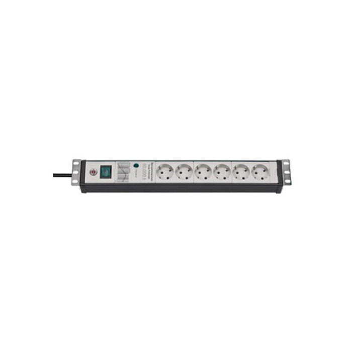 Triton 19 Schrank,Zbh. Meckdosenleime, 6xdosen(Cee7)- Mecker(Cee7), Üss/Nf, Lichtgris/Negro,