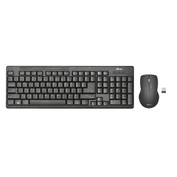Trust Ziva Teclado Y Raton Inalambrico Negro
