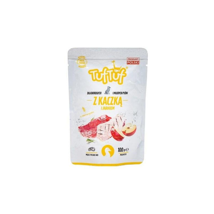 Tuf Tuf With Duck And Apple - Comida Húmeda Para Perros - 100g