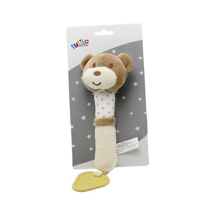 Tulilo Toy With Sound -  Caramel Teddy Bear 17 C