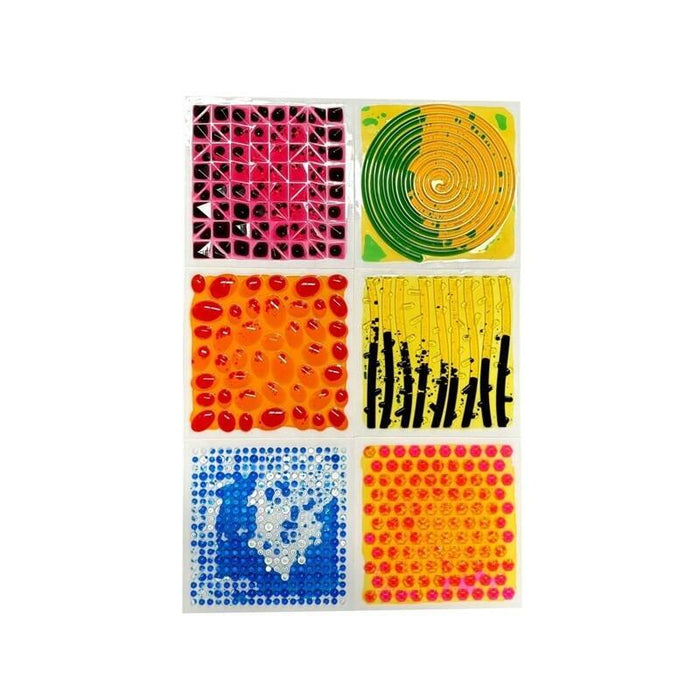Tullo Sciezka Sensoryczna - Sensoryczne Plytki Z Ciecza Fakturowe 30x30 Cm 6 Szt