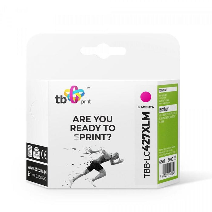 Tusz Do Brother Mfc-J5955dw Tbb-Lc427xlm 100 Nowy Magenta