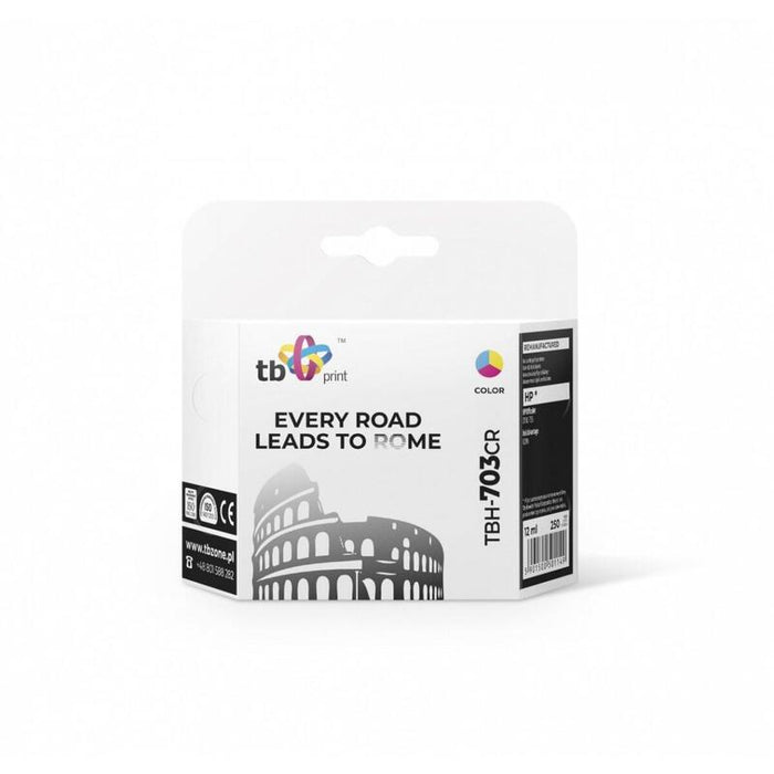 Tusz Do Hp Dj D730/F735 (Hp Nr 703 Cd888ae) Tbh-703cr Kolor Ref.