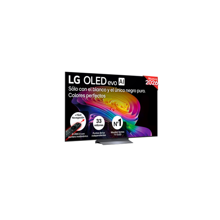 Tv Lg Oled 55" Oled55c66lb Uhd 4k Smart Wifi Webos 26 Ia 120hz 4xhdmi 2xusb Antirreflejos Pro 98.9% Mando Único