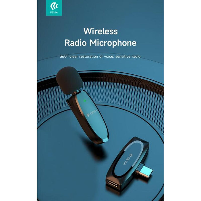 Type-C Wireless Microphones Collar Clip For Android Device