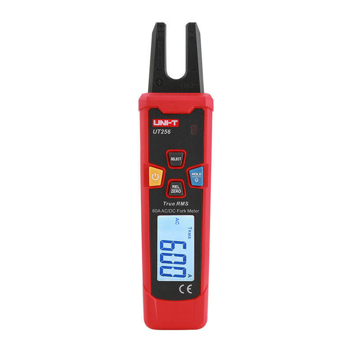 Uni-T Ut256 Fork-Type Clamp Meter, 60 A Ac Dc, Ncv, True Rms