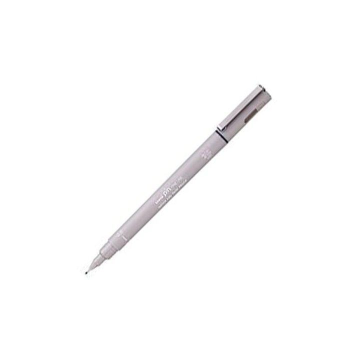 Uniball Marcador Permanente Calibrado Pinbr-200(S) Punta Pincel Gris Claro 12 Ud