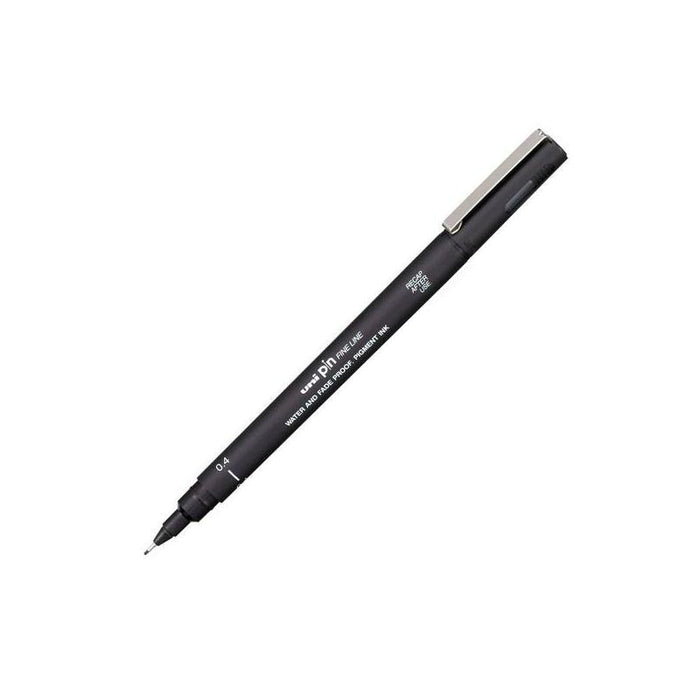 Uniball Marcador Permanente Calibrados Pin04-200(S) Negro -12u-