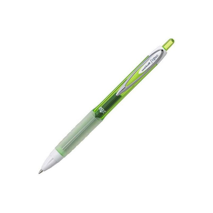 Uniball Rollerball Signo Umn-207f Retráctil Verde -12u-