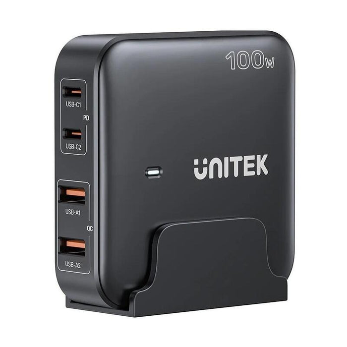 Unitek Ladowarka Biurkowa Gan 100w 2xusb-A 2xusb-C