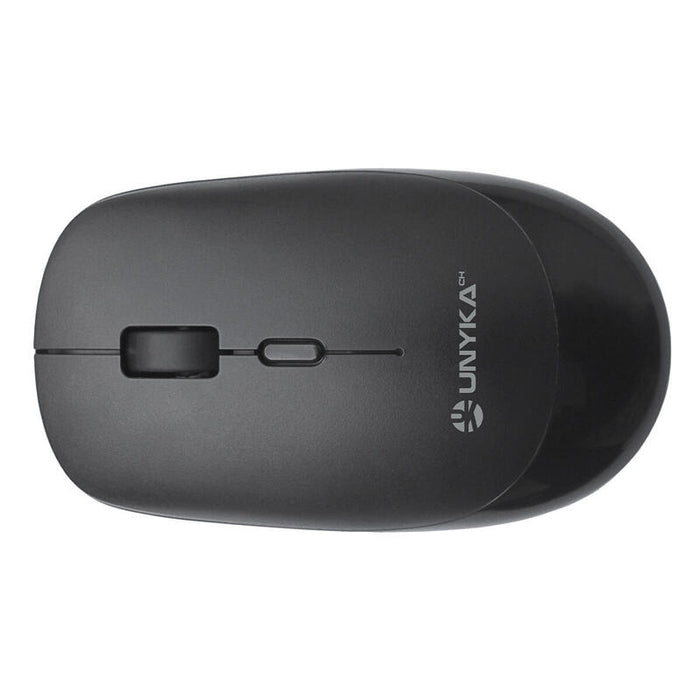 Unykach Combo Mk212 Pro Slim Wireless Kit Teclado + Ratón Inalámbricos Negros