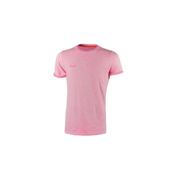 Upower Fluo Camiseta De Manga Corta - Talla 3xl - Algodon Flameado, Tejido Slub Cotton, Transpirable, Ajuste Slim-Fit,