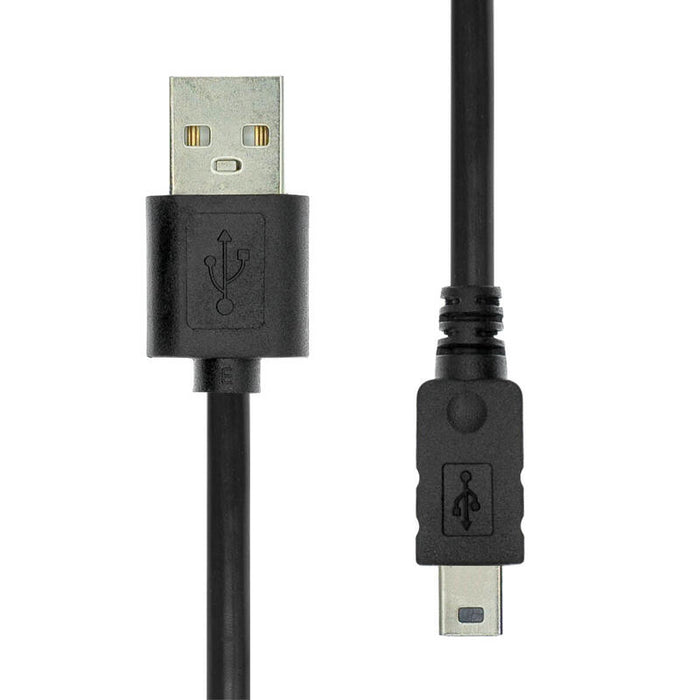 Usb 2.0 A To Mini B 5p M/M  Black 0.5m