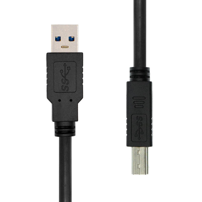 Usb 3.2 Gen1 Cable A To B M/M  Black 5m