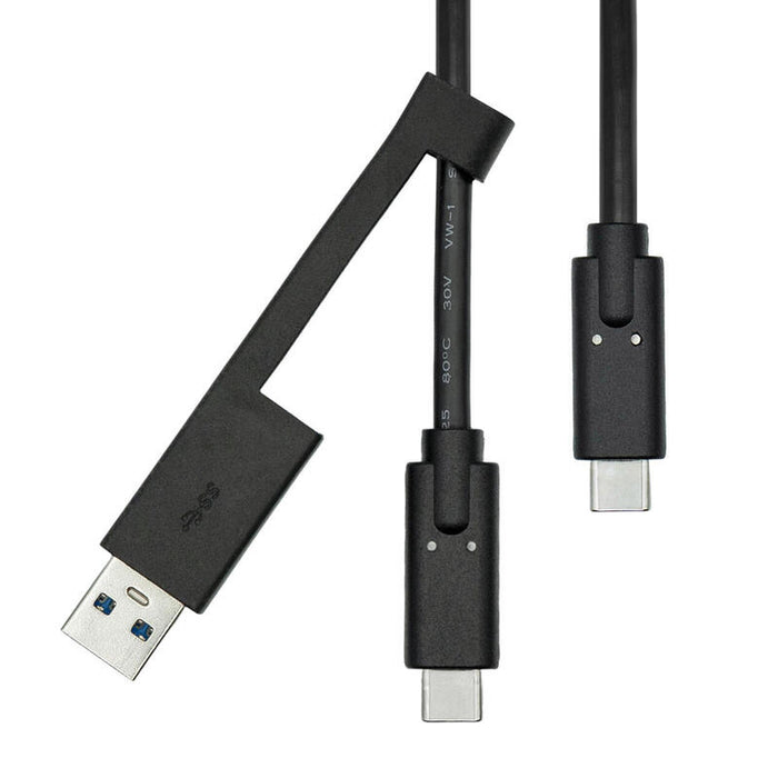 Usb-C 3.2 G2 Cable With Usb-A  Adapter 1m