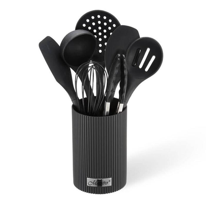 Utensilios De Cocina 8 Elementos Mr-1542-Negro Maestro
