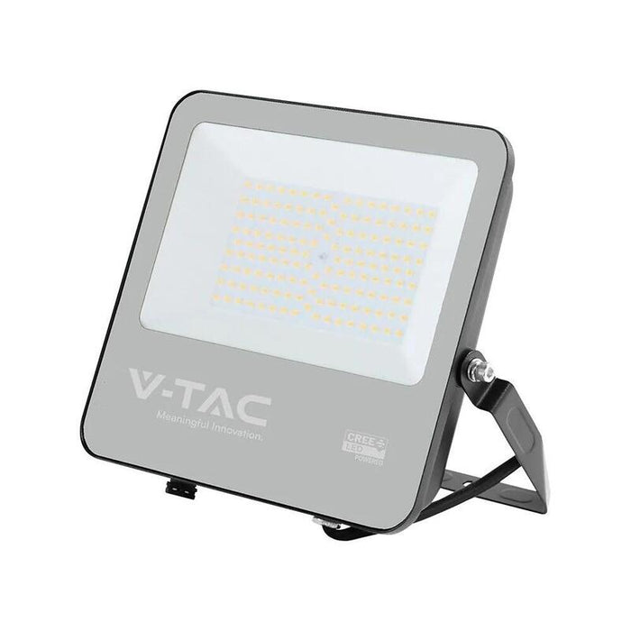 V-Tac 100w Led Floodlight Cree Chip Black Body Grey Glass 4000k 135lm/W
