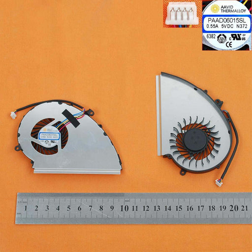 Ventilador Gpu Para Portátil Msi Ge72Vr Gp72Vr Gp72Mvr Paad06015Sl