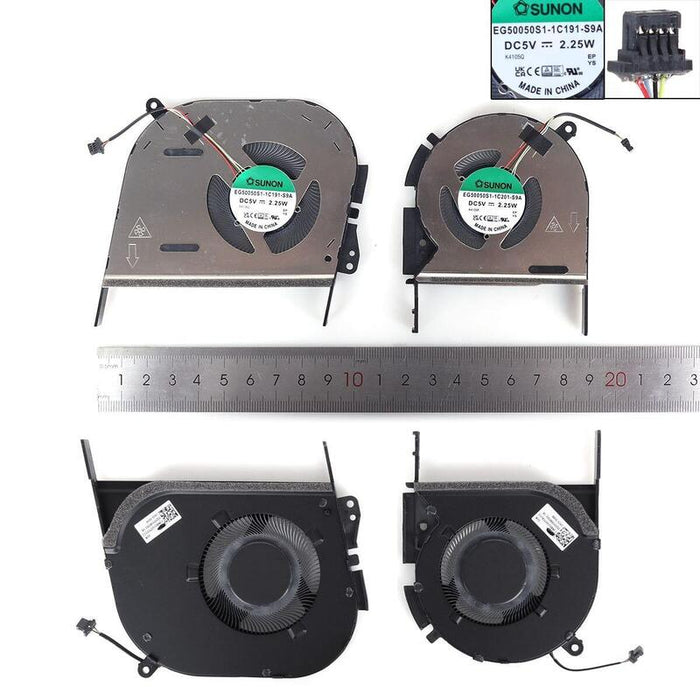 Ventilador Para Computadora Portátil Asus Vivobook Pro 15 Oled K3500 M3500q M6500 M7600q Cpu Y Gpu 5vorg