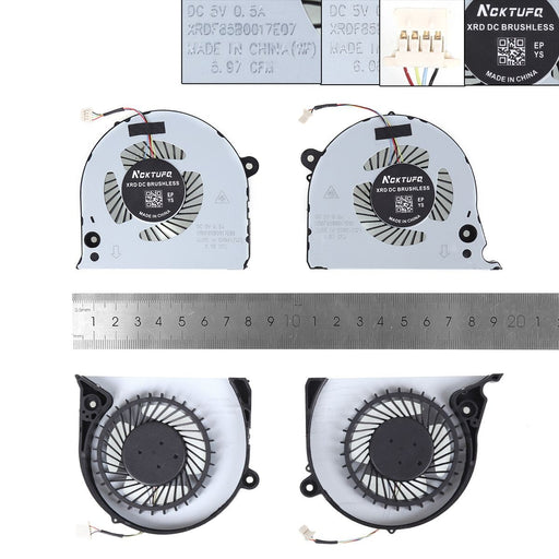 Ventilador Para Portátil Dell Lnspiron 15-7577 G5- 5587 G7-7588 P72F 0X73F9 X73F9 Versión 2