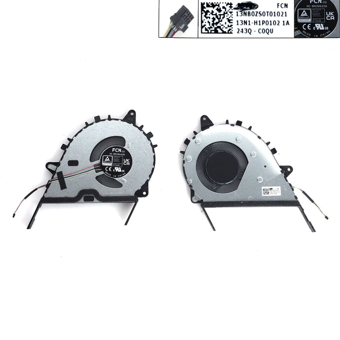 Ventilador Para Portátil Asus Vivobook Go 14 E1404F 15 E1504F E1504Fa