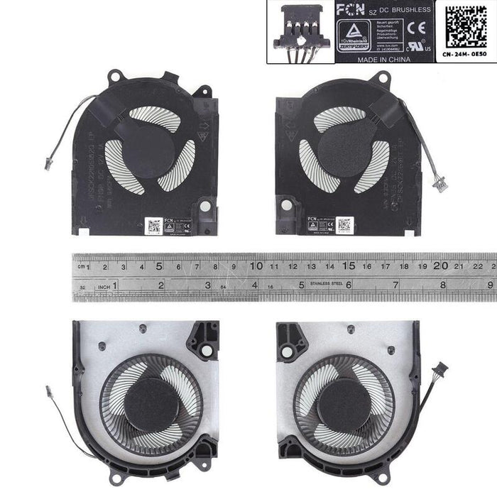 Ventilador Para Portátil Dell G15 5510 5511 Rtx3060 Rtx3050l+Rorg Rtx3060 Rtx3050