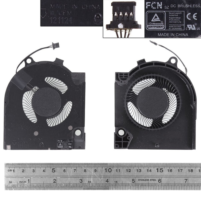 Ventilador Para Portátil Dell G15 5520 Gtx3070 Gtx3070