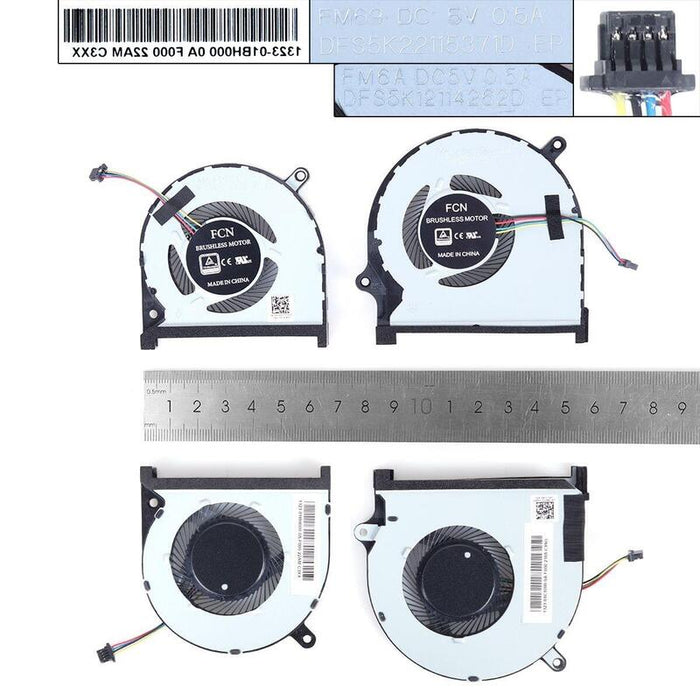 Ventilador Para Portátil Dell Insprion 7000 15 7590 7591 P83fcpu+Gpu,Org 0mphwf 0861fc