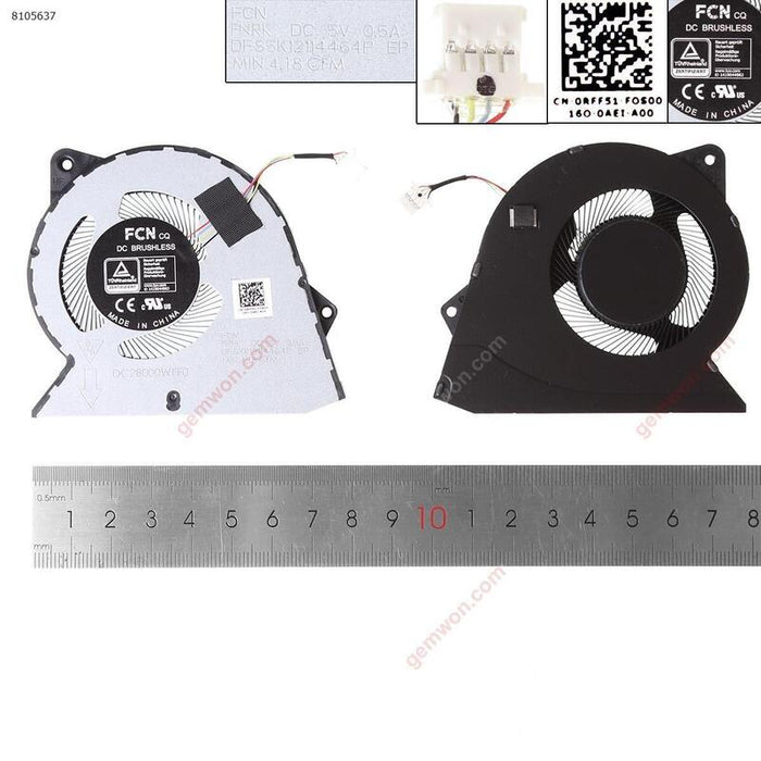 Ventilador Para Portátil Dell Vostro 3510 Inspiron 3511 3515 0rff51org. Dsf5k12114464p
