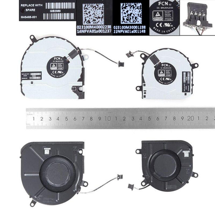Ventilador Para Portátil Gris Hp 15m Eu 15m Es 15t Es 15z Eu 15 Eu Es W149 W150l+R,Org Dfs5k22b05673a Dsf5k12114262c