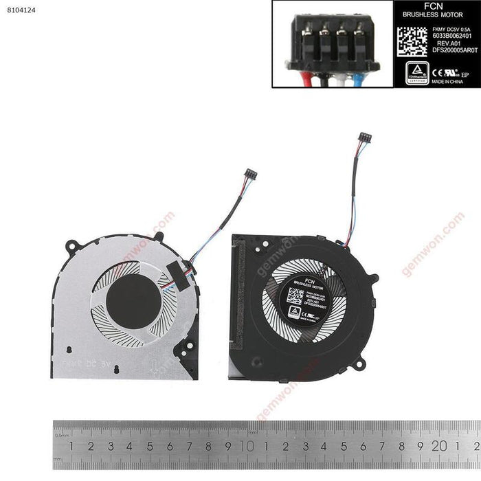 Ventilador Para Portátil Hp 14 Ck 14 Cf 14 Cm 240g7 246g7original L23189 001