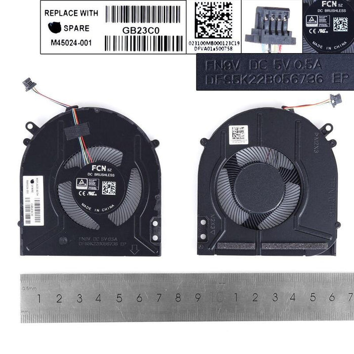 Ventilador Para Portátil Hp Pavilion X360 14 Dy Tpn W146 (Original)