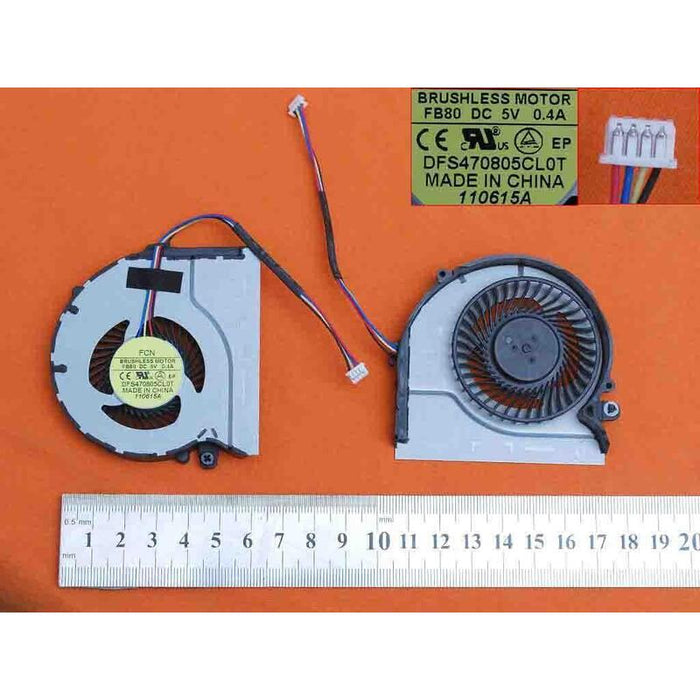 Ventilador Para Portátil Lenovo Ideapad Z480 Z485 Z580 Z585 Dfs470805cl0t Fb80