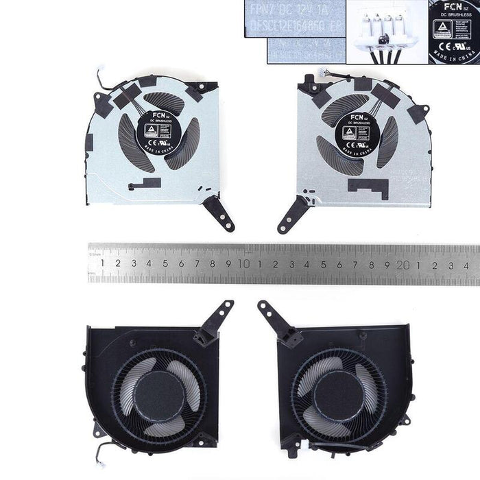 Ventilador Para Portátil Lenovo Legion Y7000p R7000p R7000 2022 Arh7 Iah7 12vl+R,Org