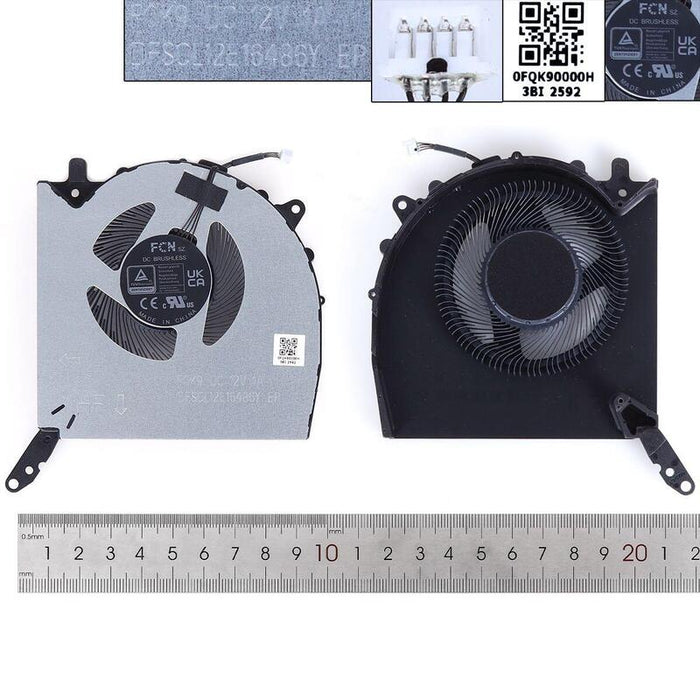 Ventilador Para Portátil Lenovo Legion Y9000p R9000p 2023 Irx8 12vgpu,Org