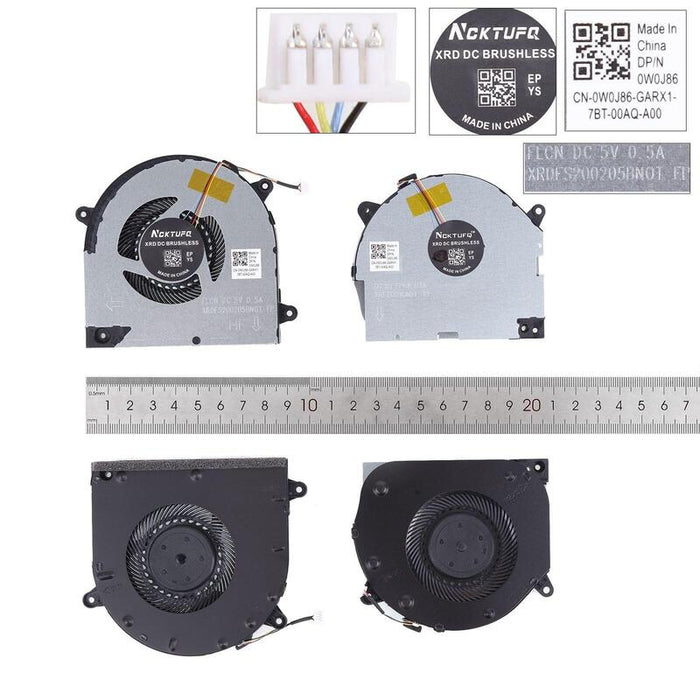 Ventilador Para Portátil Lenovo Y540 17 Y7000 17 17irh L+R,Oem