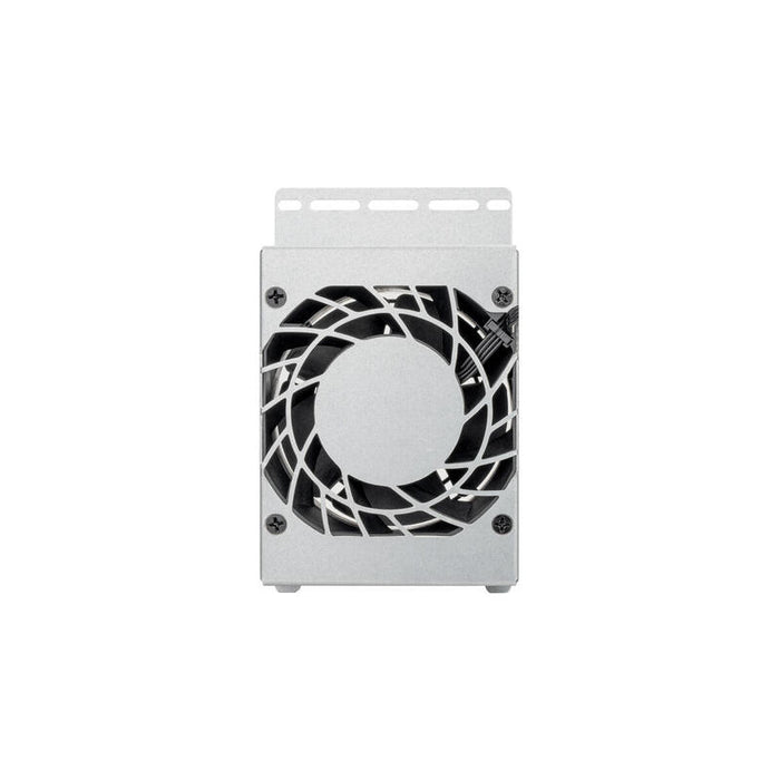 Ventilador  Pc Silverstone Rac45-Fc-801, Plateado/Negro, 80 Mm Sst-Rac45-Fc-801